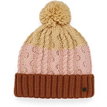 Gorro Roxy Doux Velvet para Mujer Rosa Marrón Amarillo