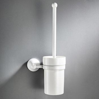 Soporte Retro de Bronce Negro con Taza de Cerámica para el WC