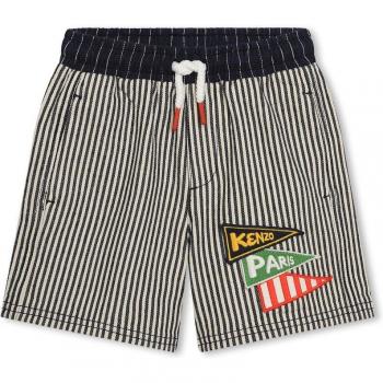 Bermuda en jean bleu rayé Kenzo KIDS 14A pour garçon