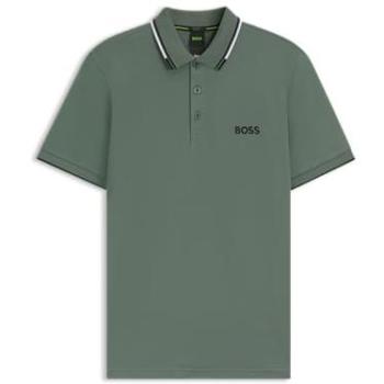 Boss Polo Verde M Maniche Corti Paddy Pro