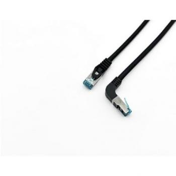 LevelOne Cat.6A S/FTP 2m Angled to Straight Cable