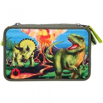 Estuche Escolar Dino World Efecto LED