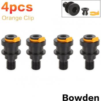 Extrusora 3D V6 con Abrazadera de 4MM y Clips de Acoplamiento