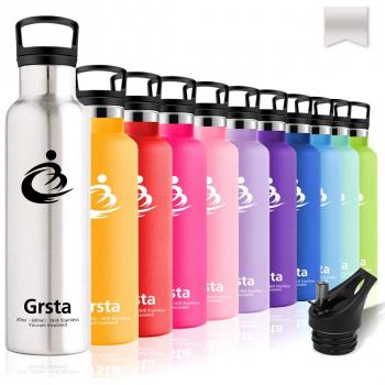 Grsta Bottiglia Riutilizzabile 600ml Isolamento Doppio per Scuola
