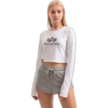 Tee Crop Long Manches Femme Alpha Industries Basic