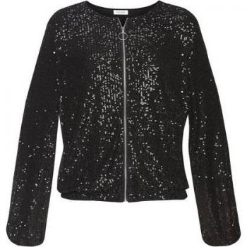 Festliche Bomberjacke mit Pailletten Lascana Damen Schwarz