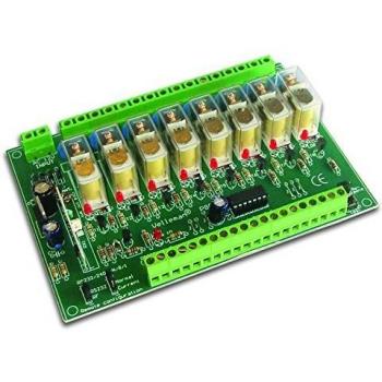 Kit de carte relais 8 canaux à monter Velleman K8056