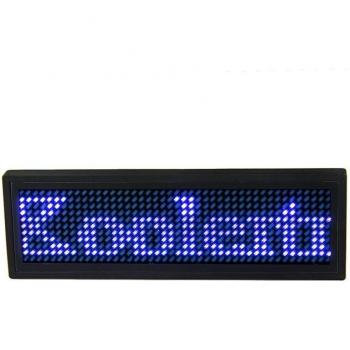 Blue LED Name Badge for Business Advertising