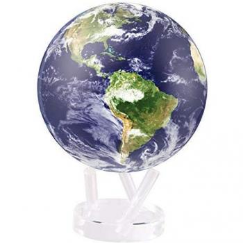 MOVA 8.5″ World Satellite View Globe – Clear Sky & Cloud Overlay