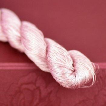 Suzhou 400m Natural Silk Embroidery Thread Amaranth Red
