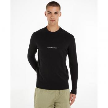 Calvin Klein Jeans Herrenpullover Schwarz Regular Fit XL