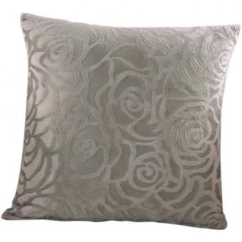 Cojín de felpa Ruikey 43 x 43 cm (Gris)