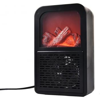 Portable Electric Heater with 3D Flame