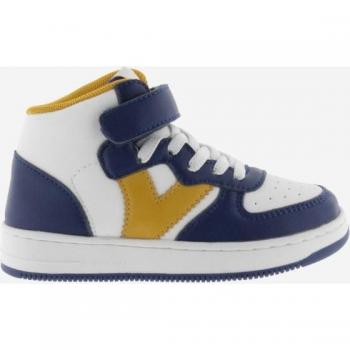 Baskets Fille Victoria Tiempo Trois Tons Bleu 29