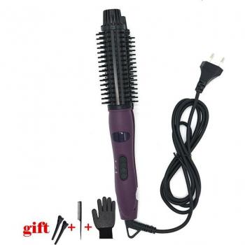 Dual Function Ceramic Hair Styler: Curl, Straighten, and Combing Tool