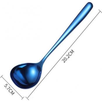 1PC Food Grade Stainless Steel Soup Spoon