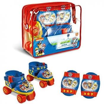 Zainetto con set di pattini a rotelle e protezioni Paw Patrol