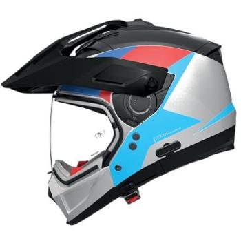 Casco Moto Nolan N70‑2 X 06 TURBINE 350 – Design Crossover – Colore: Bianco/Nero – Taglia M