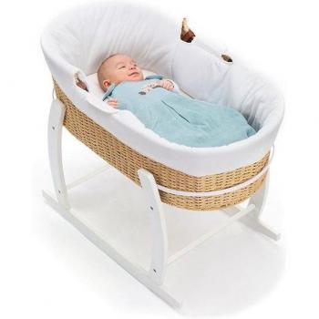 Kombinierter Stubenwagen & Babywiege Set „Fillikid“, inkl. Innenbezug