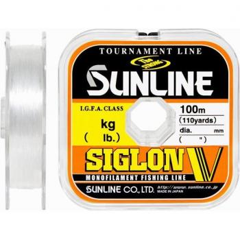 Sunline Siglon V Fishing Line 100m 0.37mm 10kg/22lb Clear