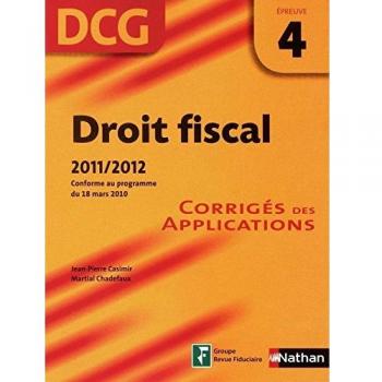 Manuel de préparation à l'épreuve 4 du DCG en Droit Fiscal