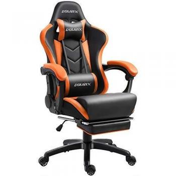 Chaise Gaming Ergonomique Dowinx avec Support Lombaire de Massage