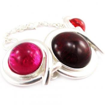 Bracciale Dolce Vita 4155 Dragibus Rosso Argento