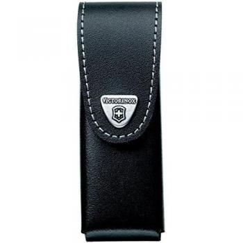 Étui en cuir noir pour couteau suisse de Victorinox
