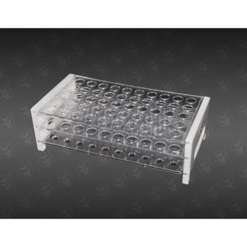 Plastic Test Tube Stand for 15/16mm Tubes, Holds 50