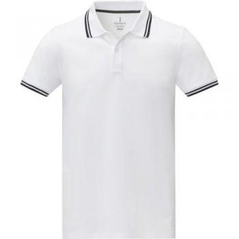 Amarago Polo 3XL Blu Nera Elegante
