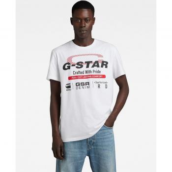 T‑shirt G‑Star Old Skool Originals – blanc – M