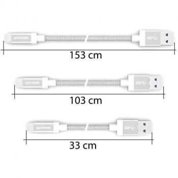Cavo USB Tipo C 1,5 m per Samsung Galaxy A8/A7/A5/A3 (2017‑2018)