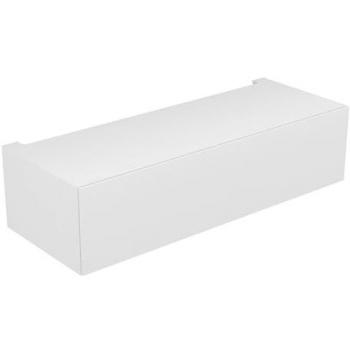Keuco Edition 11 Unterbauschrank 140 x 35 x 53,5 cm, Lack Seidenmatt, Glas weiß satiniert