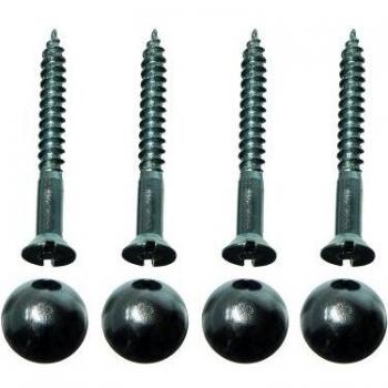 8‑Inch × 1.5‑Inch POZI Mirror Dome Screws – Chrome Plated (Pack of 48)