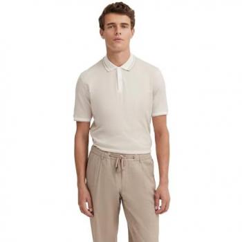 Bugatti Poloshirt Short Sleeve Ecru – Passform M