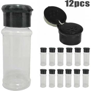 12pcs BBQ Condiment Jar Set
