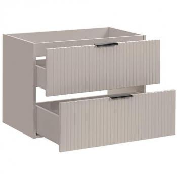 Waschtischunterschrank ADELAIDE-56-CASHMERE, 80cm, kaschmir, 2 Softclose-Auszüge