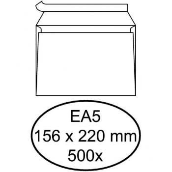 Quantore Bank Envelop A5 156x220mm zelfklevend wit, 80g/m², doos van 500 stuks