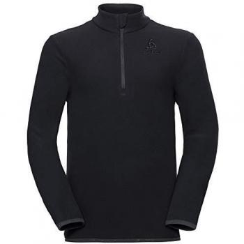 Odlo Kinder-Royal 1/2 Zip Midlayer – Schwarzer Pullover – 128 mm