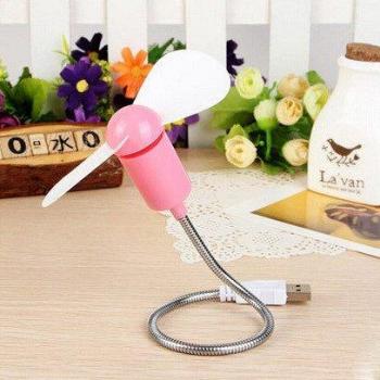 4-Color Gooseneck USB Fan