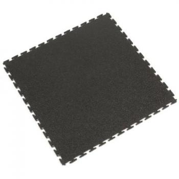 COBA Tough-Lock PVC-Bodenfliesen, schwarz