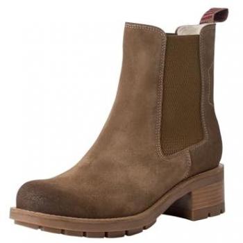 Tamaris Damen Sportliche Stiefelette Braun Größe 41