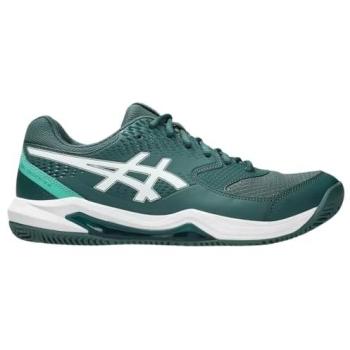Asics Gel-Dedicate 8 Coastal Green & White Clay Shoe for Men – 10.5