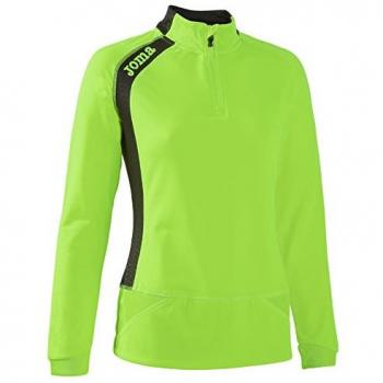 Elite Sudadera Verde Fluor Joma 1/2 Cremallera Femenino