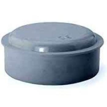 Boîte d’entrée ronde étanche avec 8 fiches, protection IP40, taille 113 × 41 mm – capuchon fileté gris Solera 515S