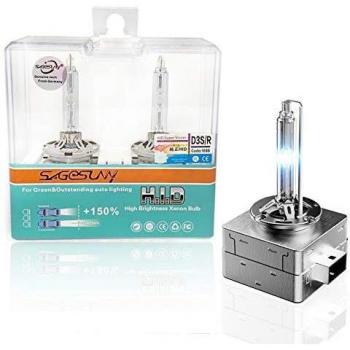 Kit de Remplacement d'Ampoule Xénon Phare D3S 35W 6000K Blanc Crystal HID Lampe à Décharge Origine