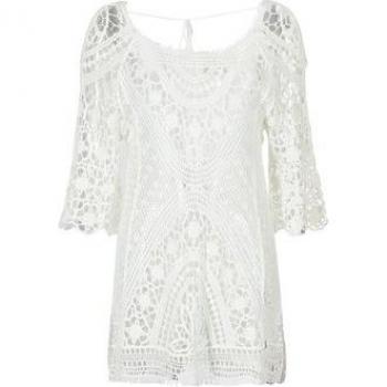 Dreamy Banana Moon White Evening Dress
