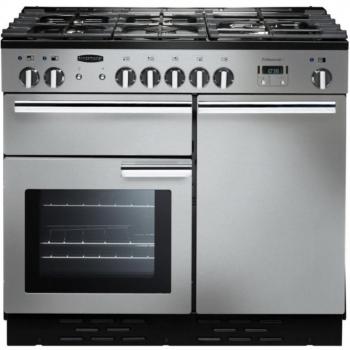 Rangemaster PROP100DFFSS/C PROFESSIONAL PLUS 100cm Dual Fuel Range Cooker, S/Steel