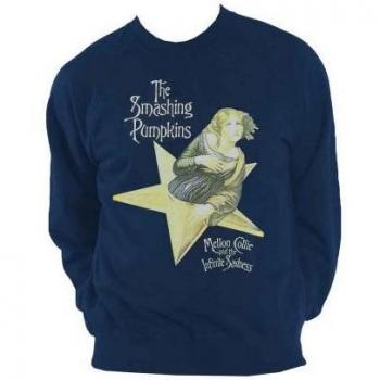 Smashing Pumpkins Sweatshirt für Erwachsene Mellon Collie und die unendliche Traurigkeit M navy blau
