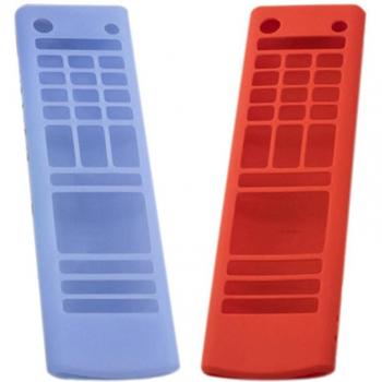 Funda protectora de silicona para mando LG, color rojo y azul brillante, 2 unidades